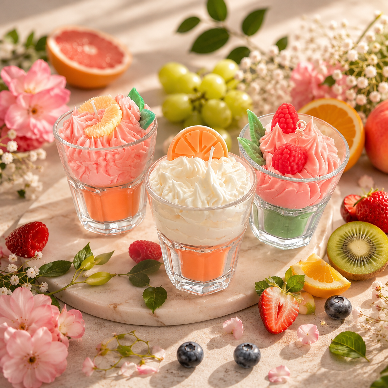 fruit candle