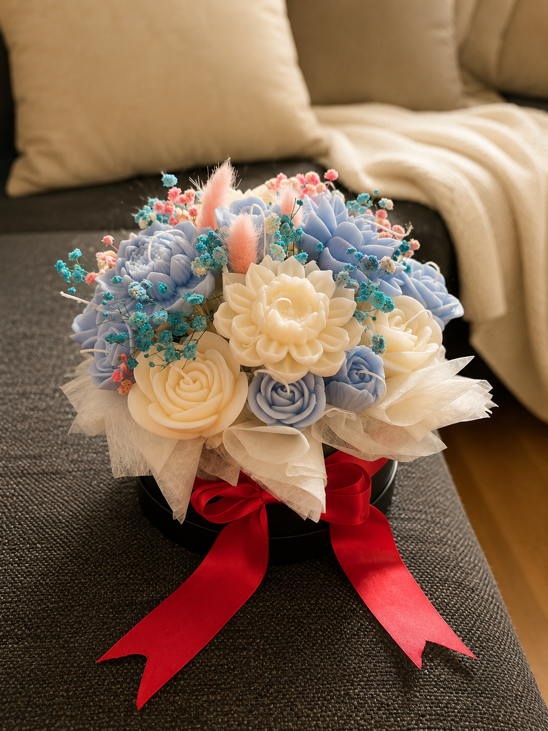 Flower Scented Candle Bouquet