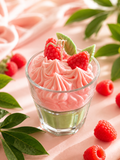Raspberry scentend candle