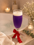 Wine gel scentend candle