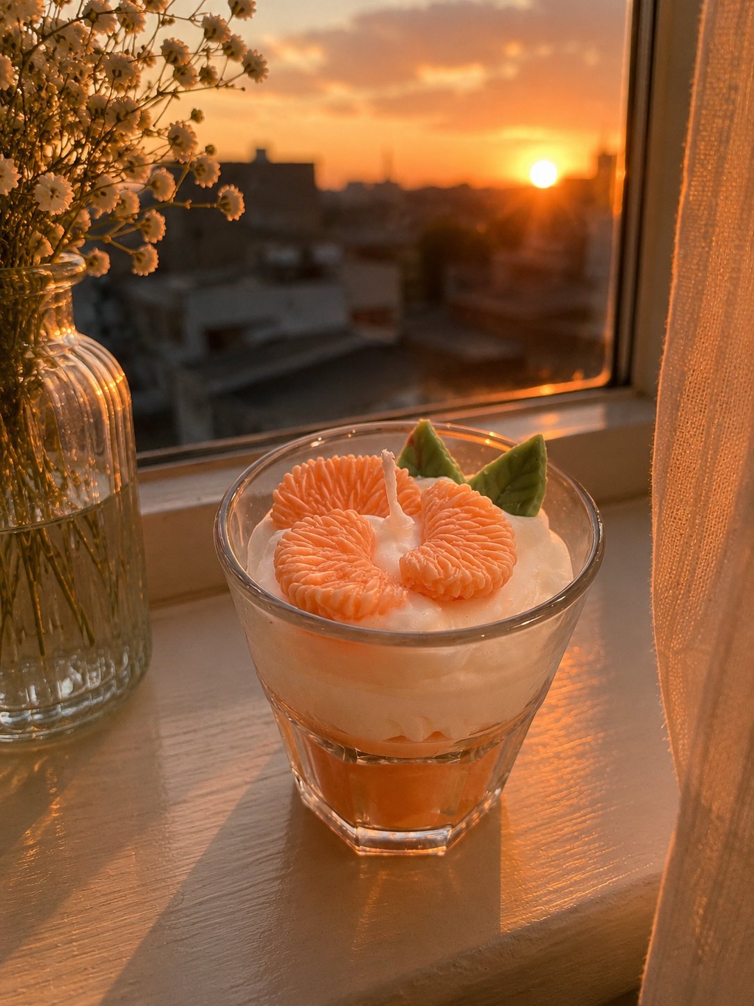 orange candle
