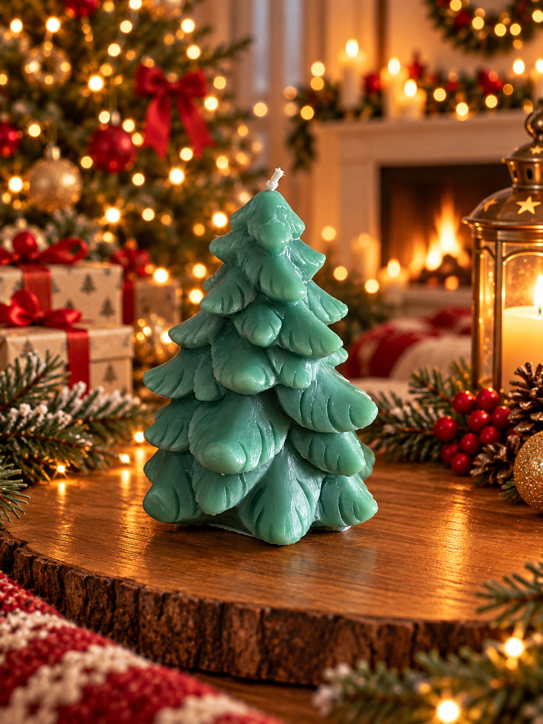 Christmas tree candle